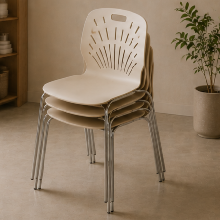 Stackable, Space-Saving Dining Chair