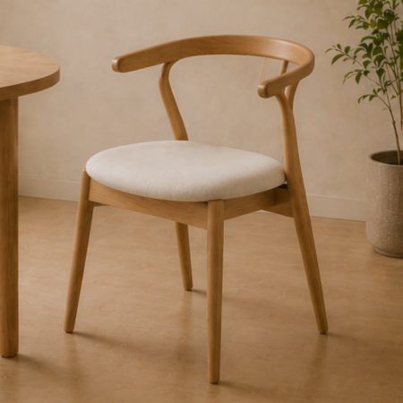 Creative Curved-Back Dining Chair